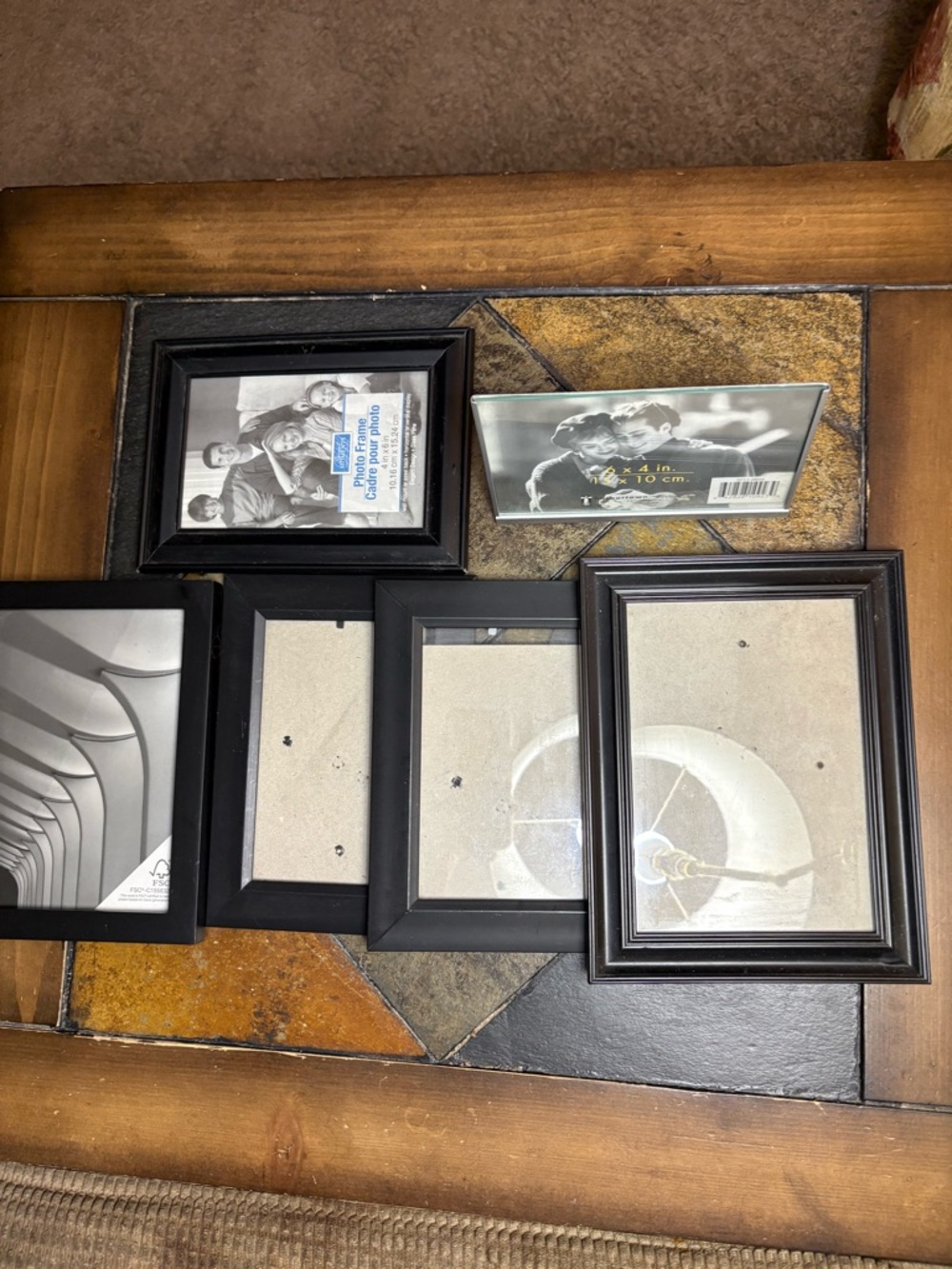 Black Multi-Opening Photo Frame Set - Classic Home Accents